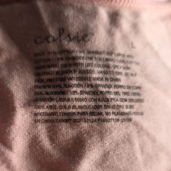 Colsie Pink Shapewear Bodysuit - Picture 4 of 4